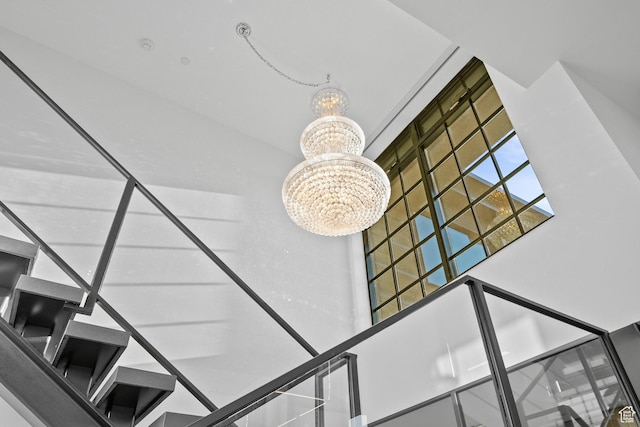27 Normans Way, Park City, UT 84060 - staircase with a chandelier