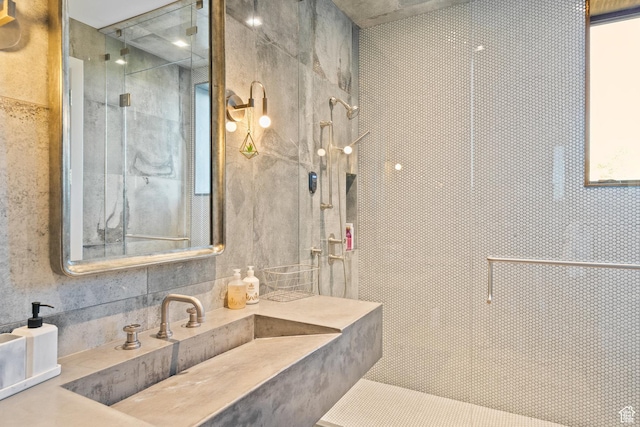 27 Normans Way, Park City, UT 84060 - full bathroom featuring a shower with door and vanity