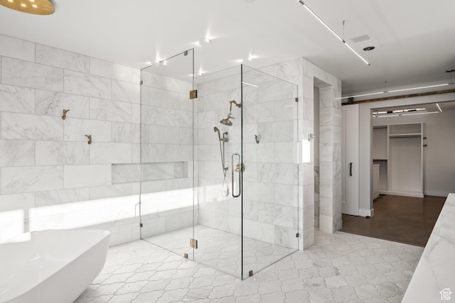 27 Normans Way, Park City, UT 84060 - full bath featuring a freestanding tub and a stall shower