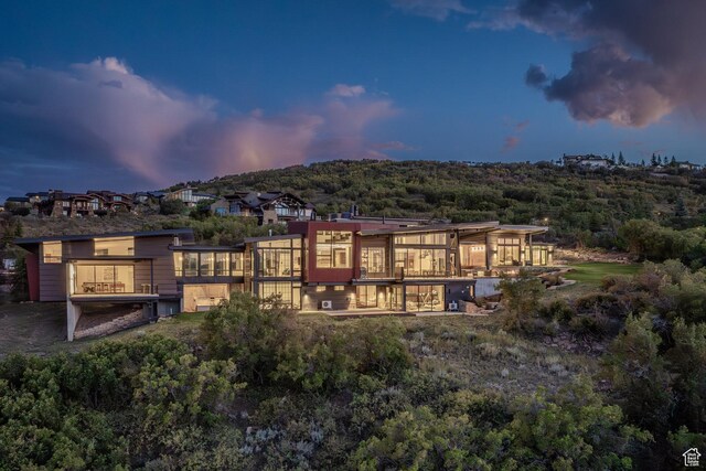 27 Normans Way, Park City, UT 84060 - rear view of house featuring a sunroom