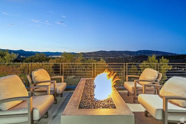 27 Normans Way, Park City, UT 84060 - view of patio featuring a mountain view and a balcony