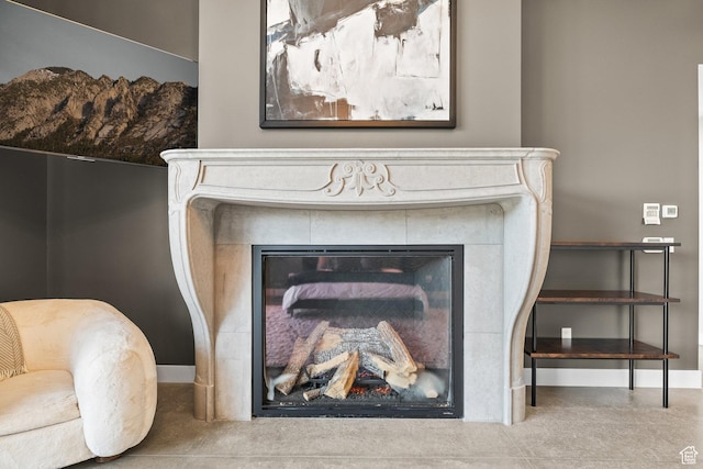 27 Normans Way, Park City, UT 84060 - detailed view of a fireplace and baseboards