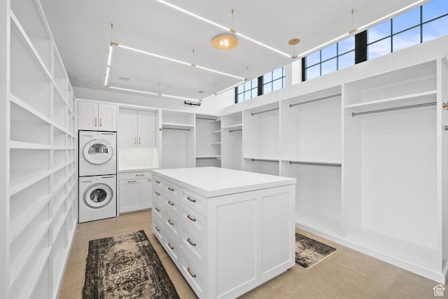 27 Normans Way, Park City, UT 84060 - walk in closet with stacked washing machine and dryer