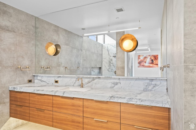 27 Normans Way, Park City, UT 84060 - full bath with vanity and tile walls