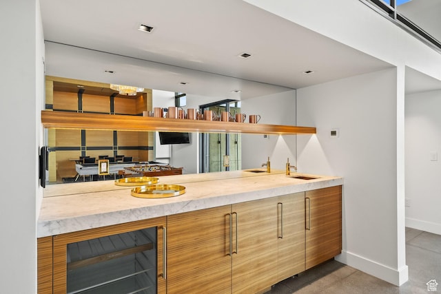 27 Normans Way, Park City, UT 84060 - indoor wet bar featuring baseboards and wine cooler