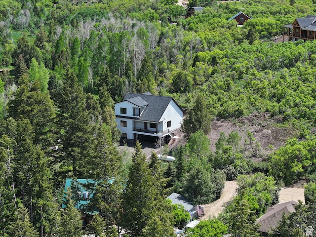 9542 Ridge Pine Rd, Heber City, UT 84032 - view from above of property featuring a forest