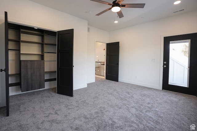 9542 Ridge Pine Rd, Heber City, UT 84032 - unfurnished bedroom featuring carpet floors and ceiling fan