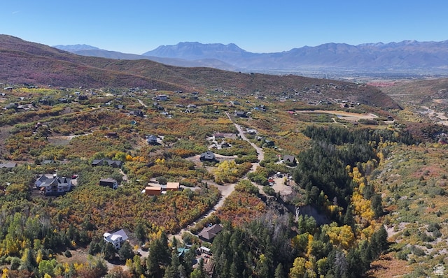 9542 Ridge Pine Rd, Heber City, UT 84032 - bird's eye view featuring a mountain view