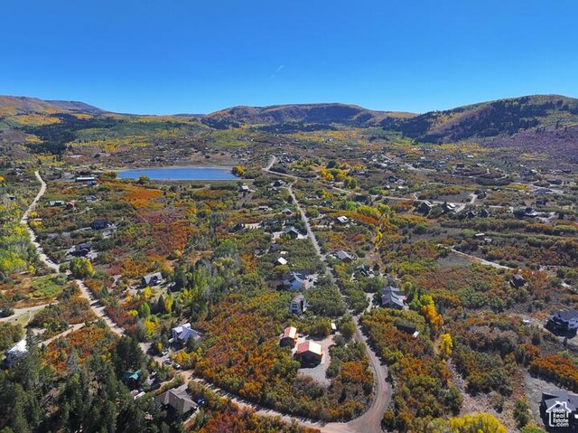 9542 Ridge Pine Rd, Heber City, UT 84032 - aerial overview of property's location with a water and mountain view