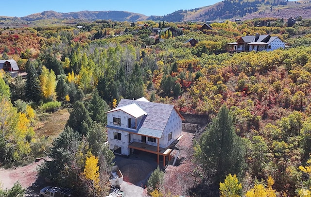 9542 Ridge Pine Rd, Heber City, UT 84032 - birds eye view of property with a mountain view