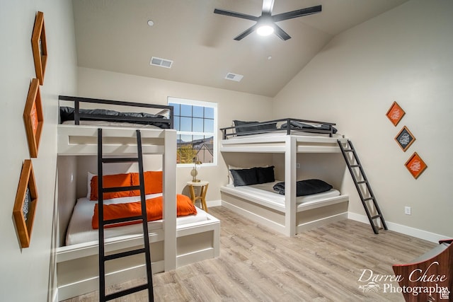 1460 S Windsor Pkwy Unit 5, Hurricane, UT 84737 - bedroom featuring visible vents, wood finished floors, and baseboards