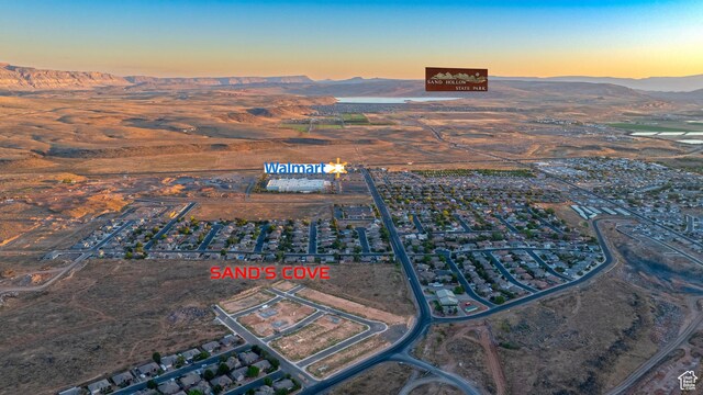 3377 W Palomar, Hurricane, UT 84737 - aerial view featuring a mountain view