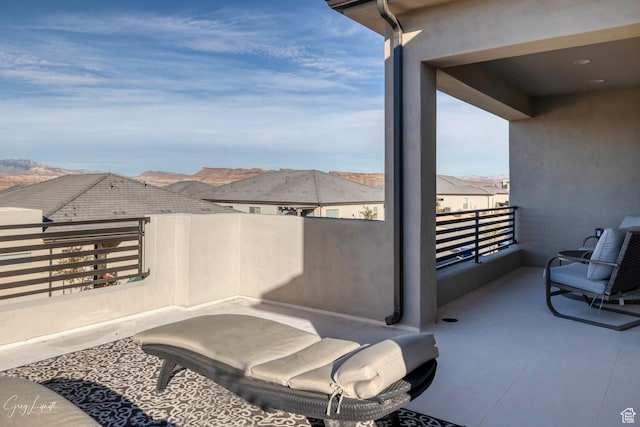 4755 S Purcell Dr, St George, UT 84790 - view of patio featuring a balcony
