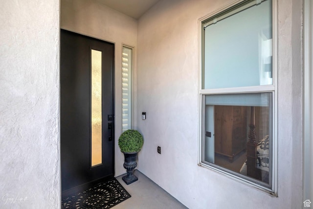 4755 S Purcell Dr, St George, UT 84790 - entrance to property featuring elevator and stucco siding