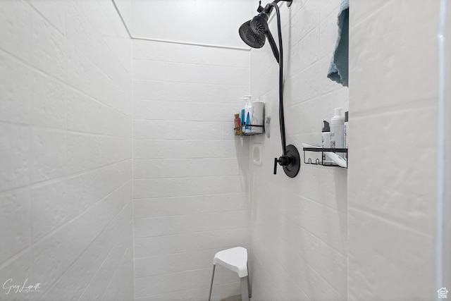 4755 S Purcell Dr, St George, UT 84790 - bathroom featuring tiled shower