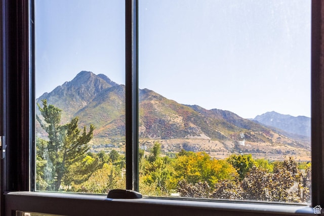 view of mountain feature