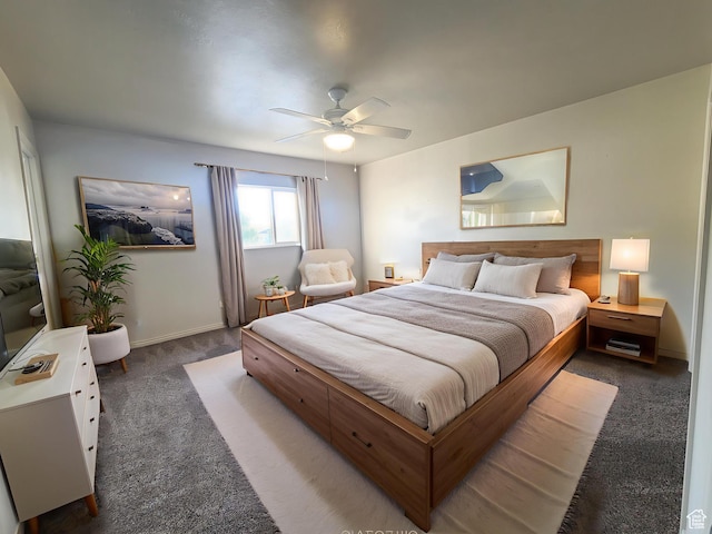 2834 E 1320 S, Spanish Fork, UT 84660 - bedroom with carpet, ceiling fan, and baseboards