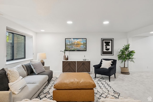3041 Homestead Rd, Park City, UT 84098 - living area with light colored carpet and recessed lighting