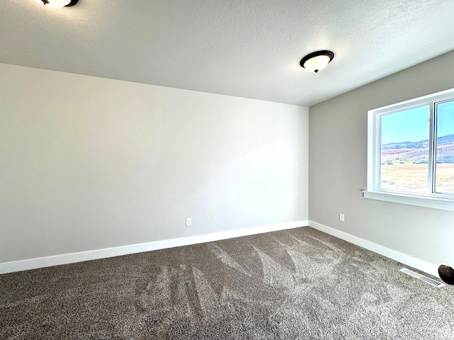 184 W Seasons Ln Unit 56, Garden City, UT 84028 - carpeted empty room with baseboards, a textured ceiling, and visible vents