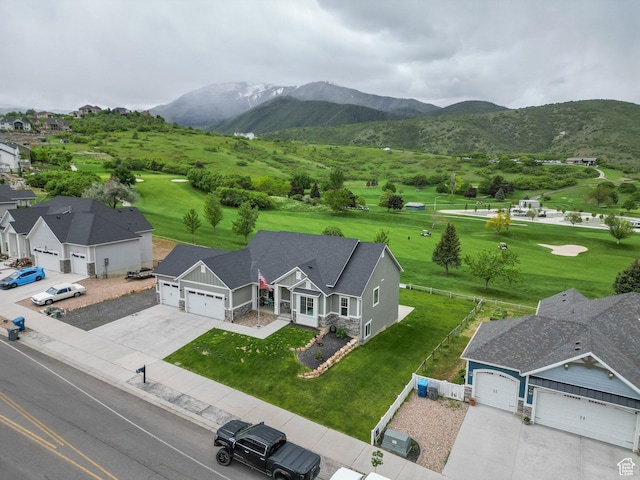 209 N Elk Ridge Dr, Elk Ridge, UT 84651 - view from above of property featuring mountains
