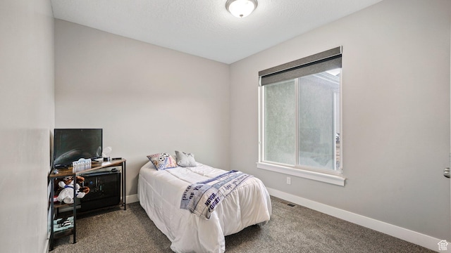 209 N Elk Ridge Dr, Elk Ridge, UT 84651 - bedroom featuring baseboards, carpet floors, and a textured ceiling