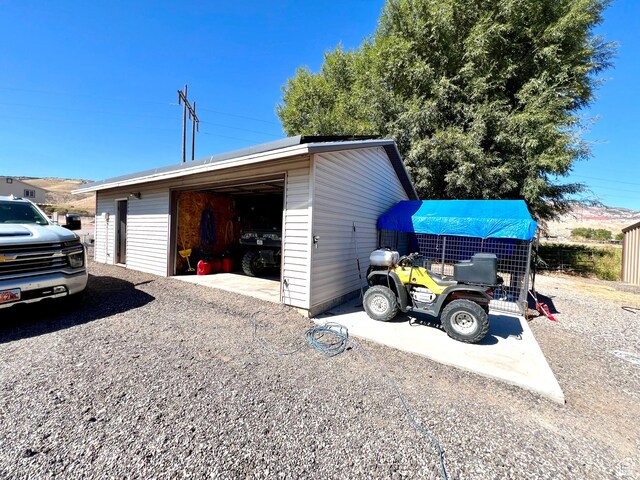 1942 N Sevier Valley Canal Rd, Richfield, UT 84701 - view of detached garage