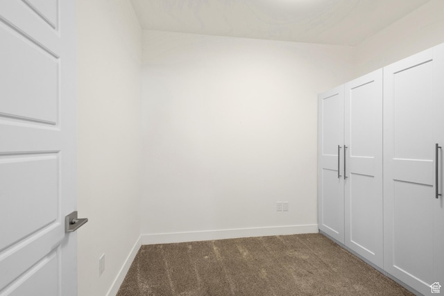 interior space featuring carpet flooring