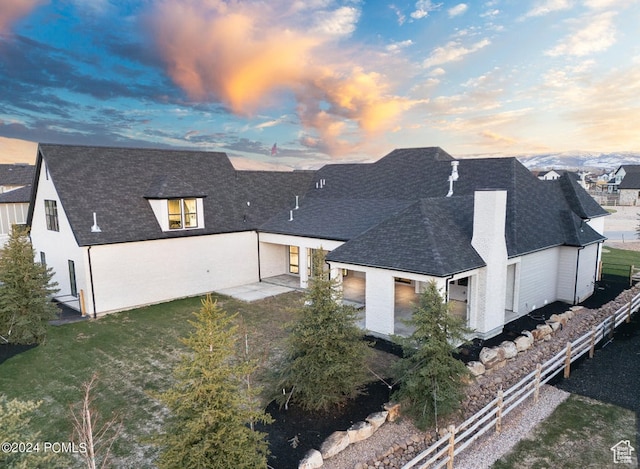 937 Hart Loop, Kamas, UT 84036 - view of back house at dusk