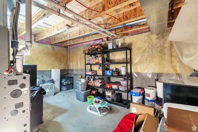 view of storage