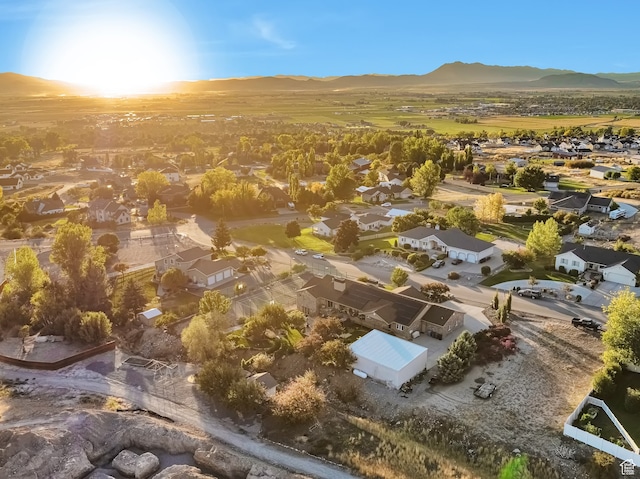 1040 E Canyon Rd, Hyde Park, UT 84318 - birds eye view of property with a mountain view