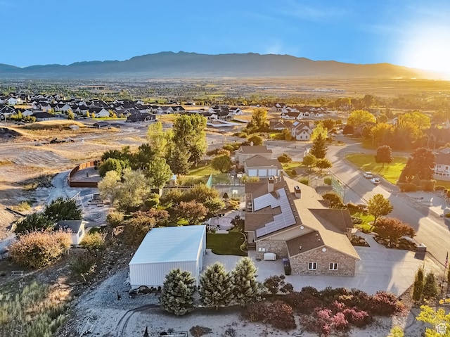 1040 E Canyon Rd, Hyde Park, UT 84318 - birds eye view of property featuring a mountain view