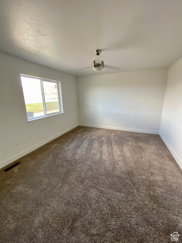 22 E Cedar Ln, Malad City, ID 83252 - empty room with ceiling fan and carpet flooring