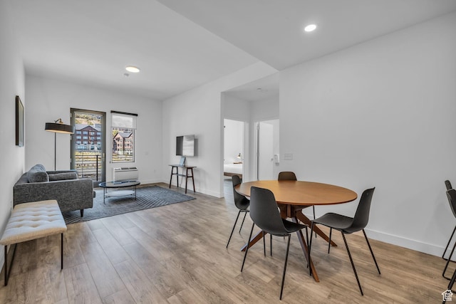 2303 Deer Hollow Rd Unit 1333/4, Park City, UT 84060 - dining room featuring wood finished floors, baseboards, and recessed lighting