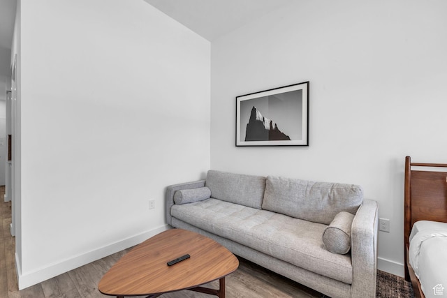 2303 Deer Hollow Rd Unit 1333/4, Park City, UT 84060 - living area with baseboards and wood finished floors