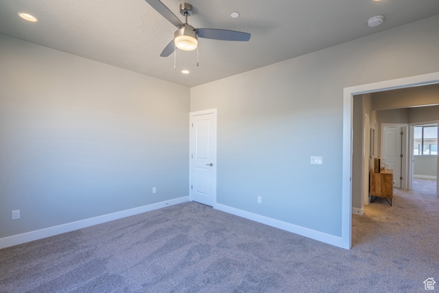 278 N 2020 W, Hurricane, UT 84737 - carpeted empty room with ceiling fan