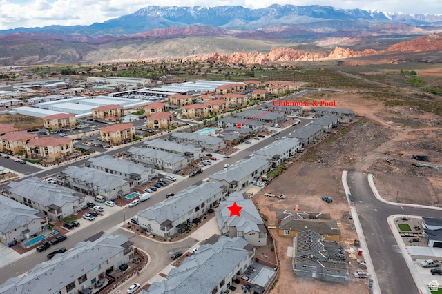 278 N 2020 W, Hurricane, UT 84737 - drone / aerial view featuring a mountain view