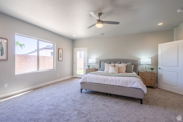 278 N 2020 W, Hurricane, UT 84737 - bedroom featuring light colored carpet and ceiling fan