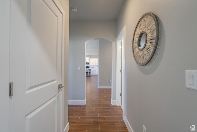 278 N 2020 W, Hurricane, UT 84737 - hallway with dark hardwood / wood-style floors