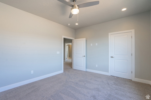 278 N 2020 W, Hurricane, UT 84737 - unfurnished bedroom featuring carpet and ceiling fan