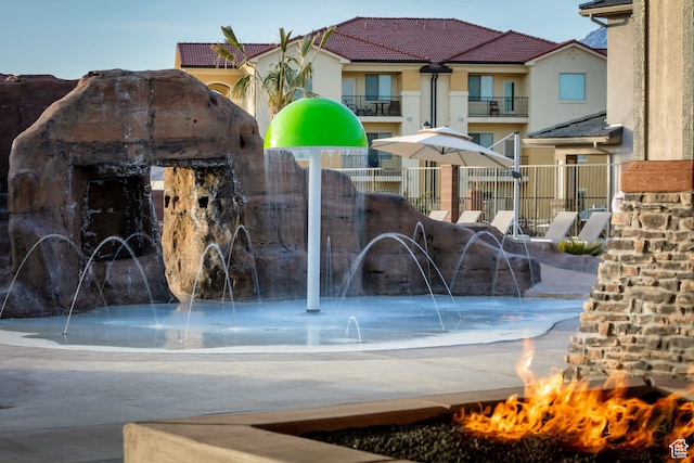 278 N 2020 W, Hurricane, UT 84737 - exterior space featuring a fire pit