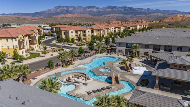 278 N 2020 W, Hurricane, UT 84737 - drone / aerial view featuring a mountain view