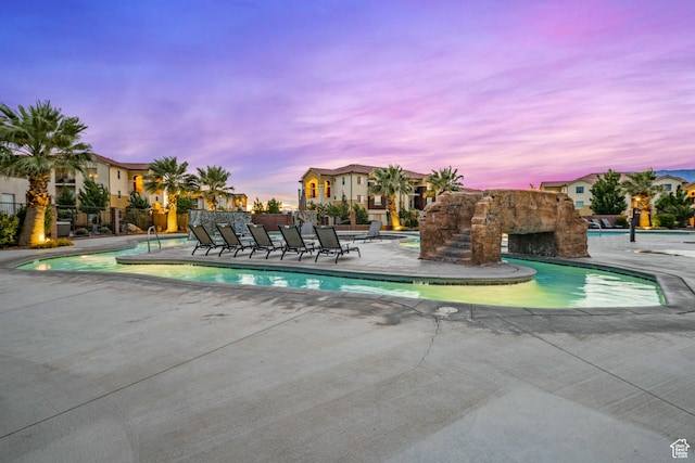 278 N 2020 W, Hurricane, UT 84737 - pool at dusk with a patio