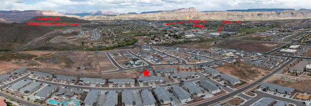 278 N 2020 W, Hurricane, UT 84737 - bird's eye view featuring a mountain view