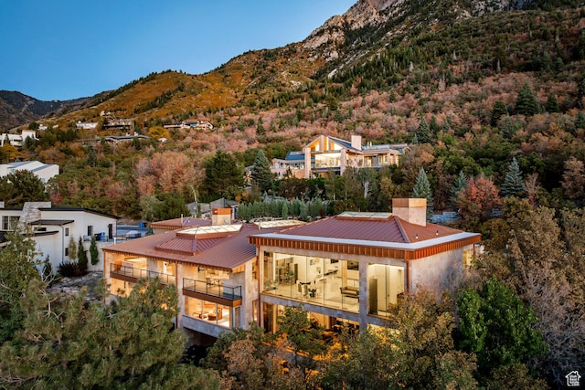 3809 E Thousand Oaks Cir, Salt Lake City, UT 84124 - view of mountain backdrop with a heavily wooded area