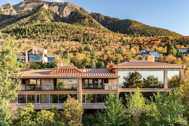 3809 E Thousand Oaks Cir, Salt Lake City, UT 84124 - mountain view featuring a heavily wooded area
