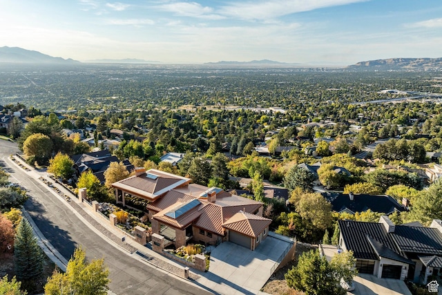 3809 E Thousand Oaks Cir, Salt Lake City, UT 84124 - aerial perspective of suburban area featuring mountains
