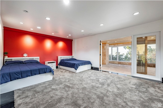 3809 E Thousand Oaks Cir, Salt Lake City, UT 84124 - carpeted bedroom featuring recessed lighting and baseboards
