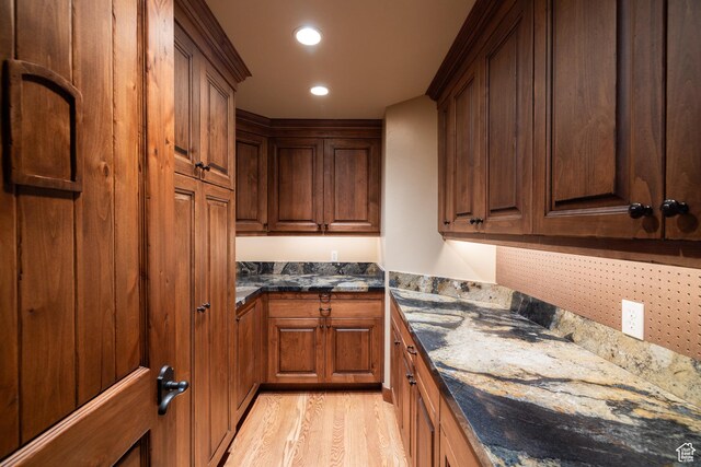 75 Hidden Oaks Ln, Park City, UT 84060 - clothes washing area with light wood finished floors and recessed lighting