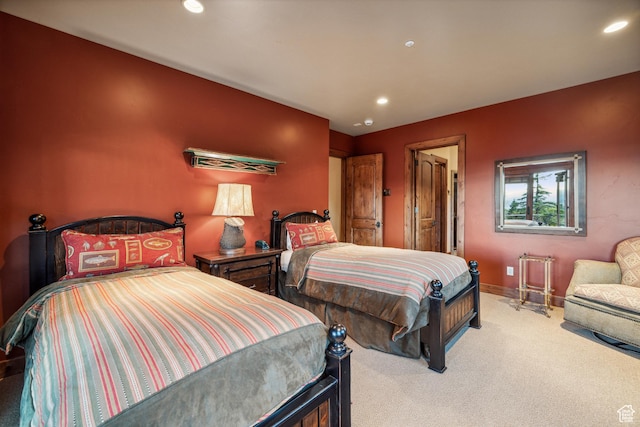 75 Hidden Oaks Ln, Park City, UT 84060 - carpeted bedroom featuring baseboards and recessed lighting