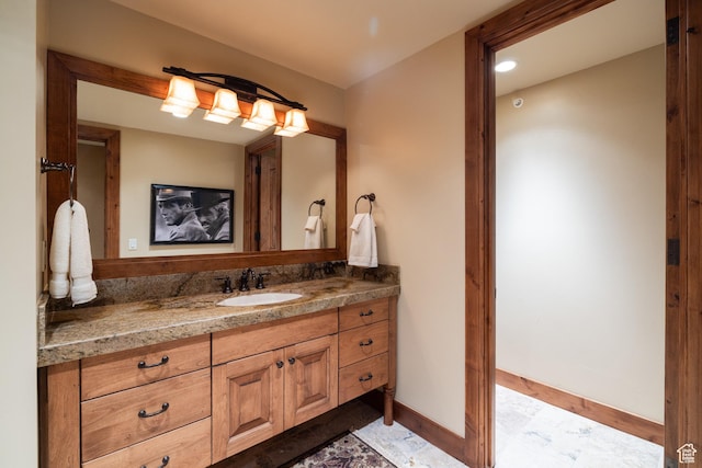 75 Hidden Oaks Ln, Park City, UT 84060 - bathroom featuring vanity and baseboards